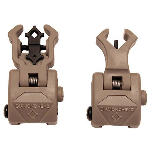 Poly ISS Diamond Front-Rear Set Nitebright Flat Dark Earth