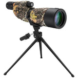 WP Level Spotting Scope - 20-60x65mm, Camo, Straight w-Tripod, Carry Case