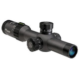 Tango4 FFP Tactical Riflescope - 1-4x24mm, 300 Blackout Horseshoe Dot Reticle, 0.5 MOA Adjustment, Graphite