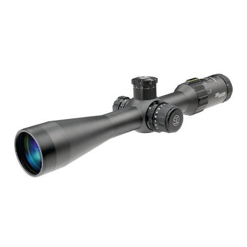 Tango4 FFP Tactical Riflescope - 3-12x42mm, 5.56-7.62 Horseshoe Dot Reticle, 0.25 MOA Adjustment, Graphite