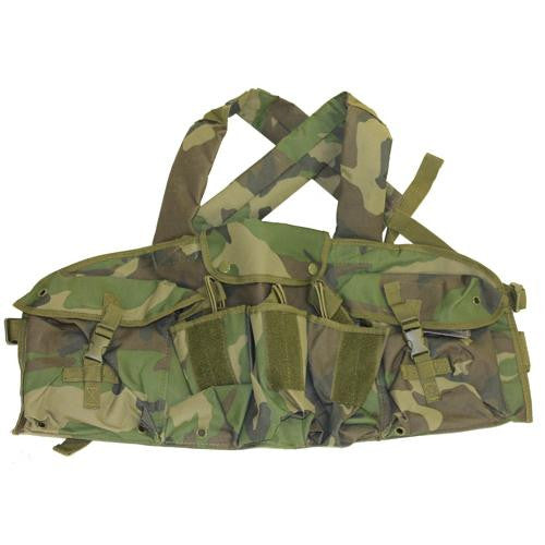 AK Chest Rig - Woodland Camo