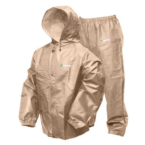 Pro-Lite Rain Suit Khaki - Small-Medium