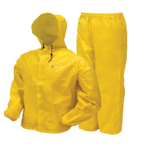 Youth Ultra-Lite Rain Suit - Yellow, Large