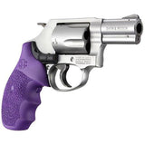 Smith & Wesson Laser Enhanced Grip - J Frame, Round Butt, Rubber Monogrip, Purple