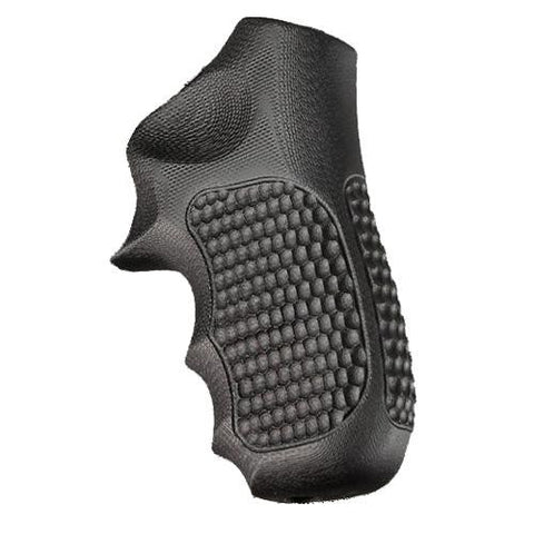 Ruger LCR Grip - Enclosed Hammer, Pirahna G10, Solid Black