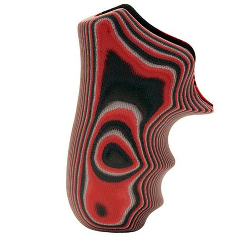 Ruger LCR Grip - Enclosed Hammer, Smith G10, G-Mascus Red Lava