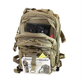 Loaded Bugout MOLLE Backpack, Nylon, Tan