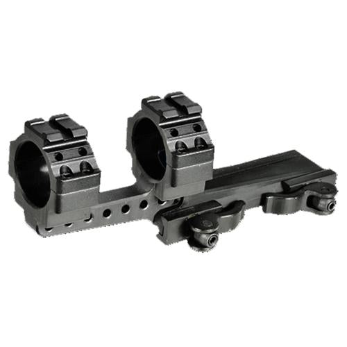 UTG Integral 30mm Offset QD Mount, 2 Top Slots, 100mm Base, Black