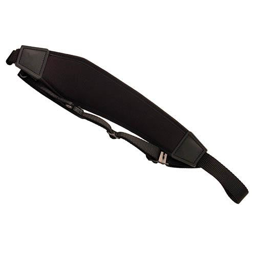 Padded Nylon Rifle Sling - 48" x 1" Black w-Swivels