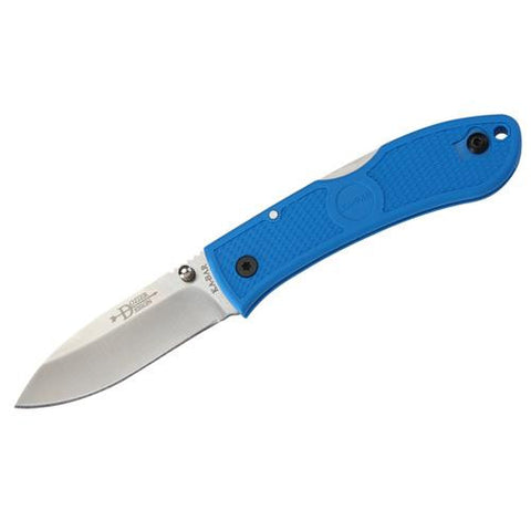 Dozier Folding Hunter - Blue Handle