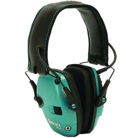 Impact Sport Electronic Earmuff - Teal