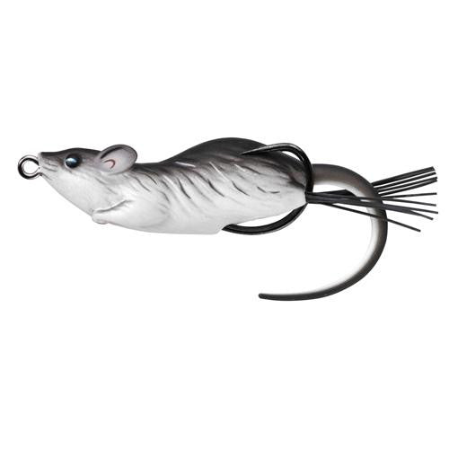 Field Mouse Hollow Body - Freshwater, 2 1-4", #1-0 Hook, Topwater Depth, Black-White