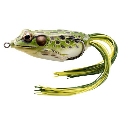 Frog Hollow Body - Freshwater, 1 3-4", #1 Hook, Topwater Depth, Green-Yellow