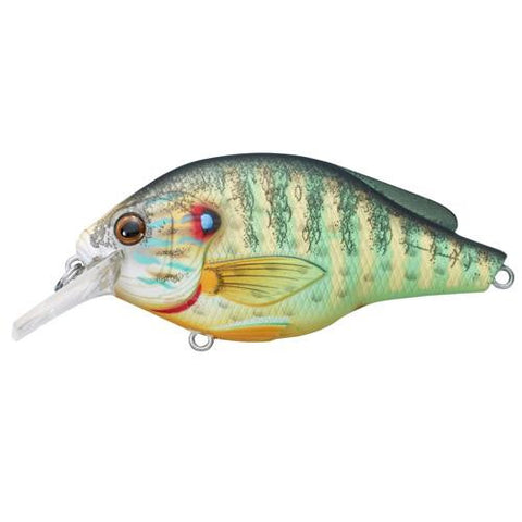 Pumpkinseed Flat Side Squarebill - Freshwater, 2 3-8", #6 Hook, 3'-4' Depth, Natural-Matte