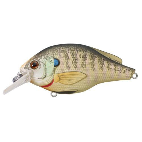 Sunfish Bluegill Squarebill - Freshwater, 2 3-8", #6 Hook, 3'-4' Depth, Natural-Matte