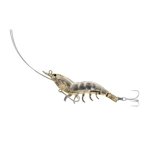 Shrimp Hybrid Bait - Saltwater, 4", #4-#2 Hooks, Variable Depth, rClear Shrimp