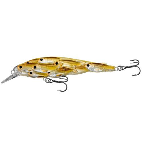 Yearling Baitball Jerkbait - Freshwater, 3 3-4", #4 Hook, 3'-4' Depth, Pearl-Olive Shad