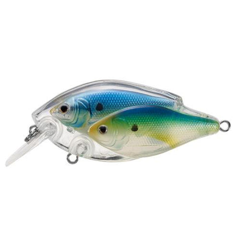 Threadfin Shad Baitball Squarebill - Freshwater, 2 3-8", #6 Hook, 3'-4' Depth, Pearl-Blue-Chartreuse