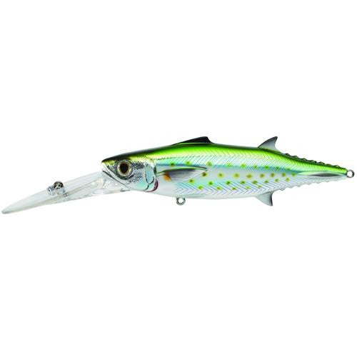 Spanish Mackerel Trolling Bait - Saltwater, 6", #2-0 Hook, 0'-25+' Depth, lor: Silver-Green