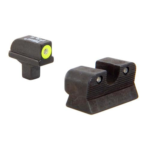 Colt Commander HD Night Sight Set - Yellow Front Outline