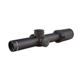 AccuPower 1-4x24mm Riflescope - 30mm Main Tube, Mil-Square Crosshair Reticle with Red LED, Matte Black