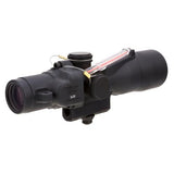 ACOG - 3x24mm Compact, Dual Illuminated Amber Crosshair .223-55 Grain Ballistic Reticle