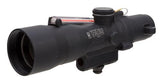 ACOG - 3x24mm Compact, Dual Illuminated Amber Crosshair .223-55 Grain Ballistic Reticle