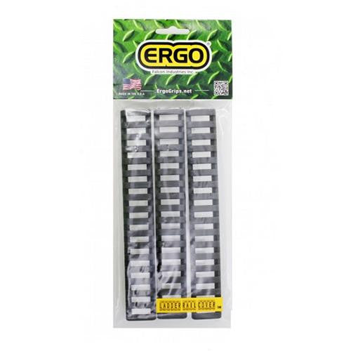 18 Slot Ladder Low Pro Rail Covers - Gray, Per 3