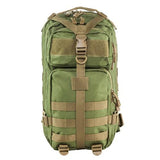 Small Backpack - Green w-Tan Trim