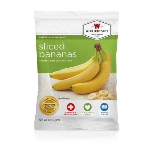 Fruit - Sliced Bananas, 4 Servings