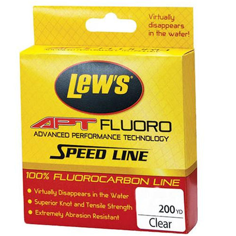 APT Fluorocarbon Speed Line - 25 lbs, 200 Yards, Transparent Clear