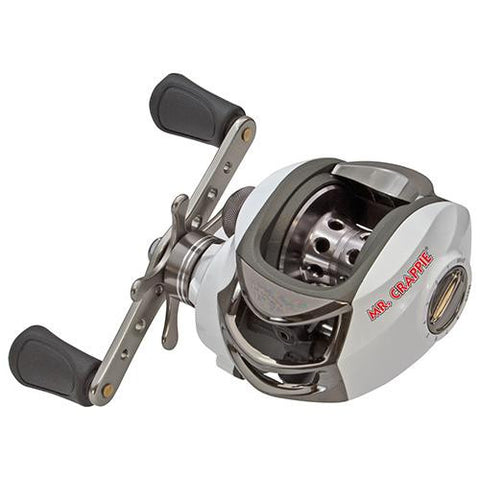 Mr.Crappie Slab Daddy Baitcast Reel - 6.3:1 Gear Ratio, 10 lb 175 Yards Line Capacity, Clam Package