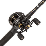 Pro Max Baitcast Low Profile Combo - 7.1:1 Gear Ratio, 8 Bearings, 6'6" 1pc Rod, 8-15 lb Line Rate, Medium Power, RH