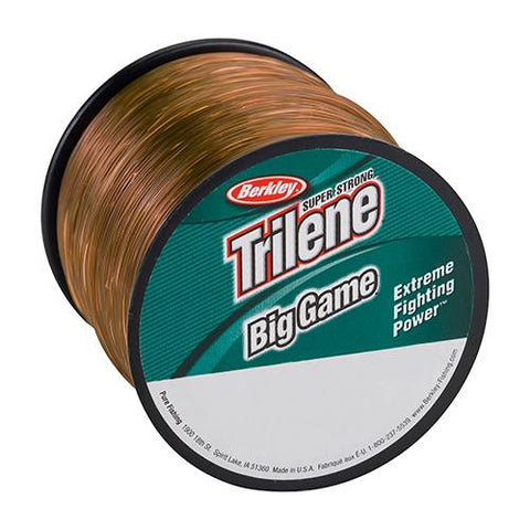 Trilene Big Game Monofilament Spool - 1500 Yards, 0.012" Diameter, 10 lbs Breaking Strength, Coastal Brown