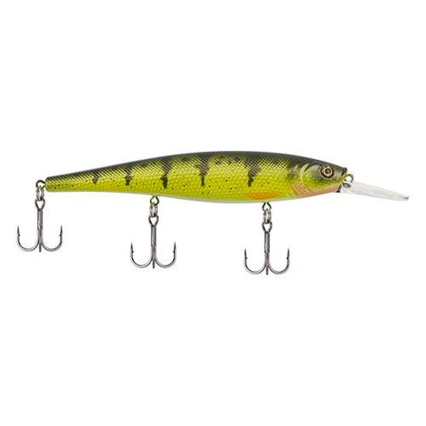 Cutter 110+ Hard Bait - 4 3-8" Length, 4'-8' Swimming Depth, 3 Hooks, Yellow Perch, Per 1