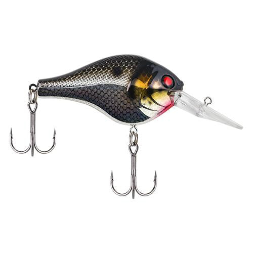 Digger Hard Bait - 2" Length, 5'-8' Swimming Depth, 2 Hooks, Black Silver, Per 1