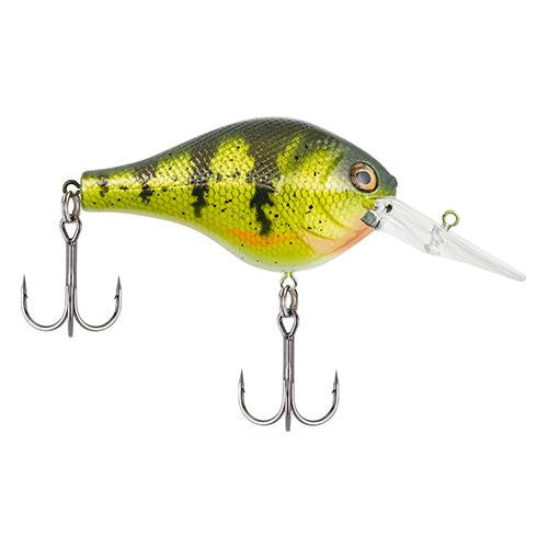 Digger Hard Bait - 2" Length, 5'-8' Swimming Depth, 2 Hooks, Yellow Perch, Per 1