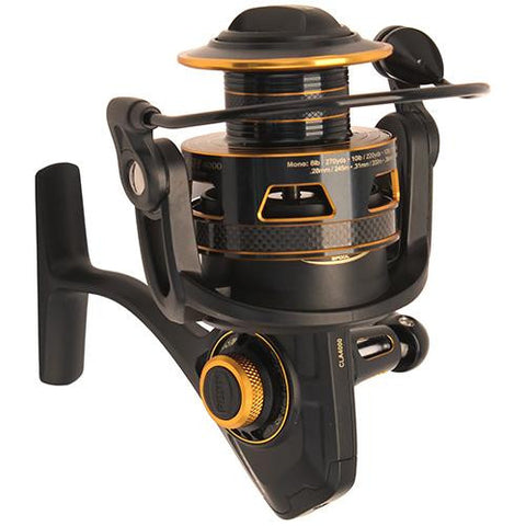 Clash Spinning Reel - 4000 Size, 6.2:1 Gear Ratio, 37" Retrieve Rate, 15 lbs Max Drag, Ambidextrous