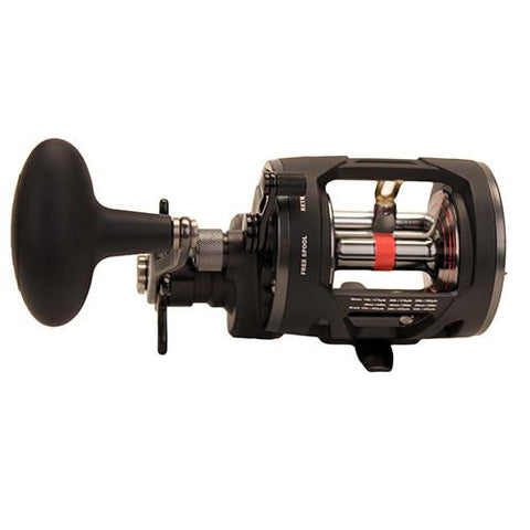 Warfare Level Wind Conventional Reel - 20, 5.1:1 Gear Ratio, 29" Retrieve Rate, 15 lb Max Drag, Left Hand, Boxed