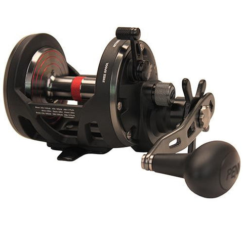 Warfare Star Drag Conventional Reel - 30, 5.1:1 Gear Ratio, 34" Retrieve Rate, 15 Max Drag, Ambidextrous, Boxed