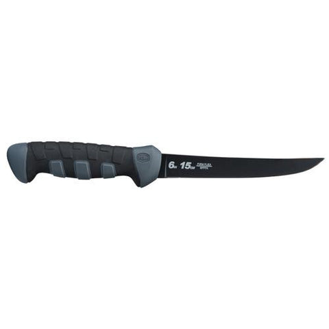 Fillet Knives - 6" Firm, Black-Gray