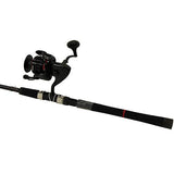 Ceymar Spinning Combo - 7' Length, 1 Piece Rod, Medium-Fast Power, Heavy Action, Ambidextrous