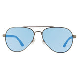 Raconteur Sunglasses - Gun Metal Frames, Blue Water Crystal Lens