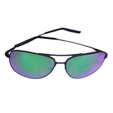 Windspeed Sunglasses - Matte Black Frames, Green Water Serilium Lens