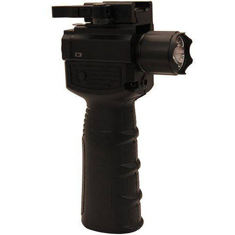 Vertical Grip with Flashlight and Green Laser