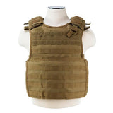 Quick Release Plate Carrier Vest - Tan