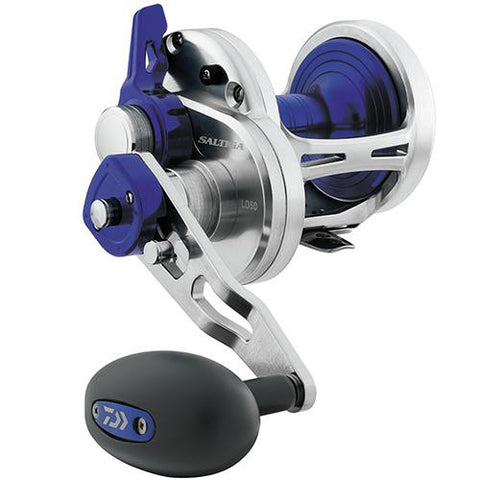 Saltiga 2 Speed Lever Drag Saltwater Reel - 50, 6.3:1 Gear Ratio, 6CRBB Bearings, 40 lb Max Drag, Right Hand