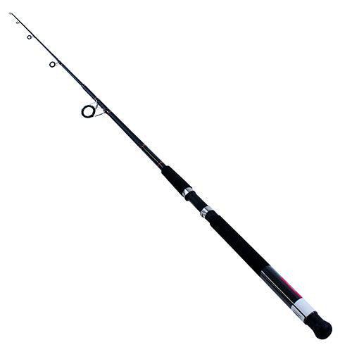 Beefstick-SF Fiberglass Surf Spinning Rod - 8' Length, 2 Piece Rod, Medium Power, Regular Action