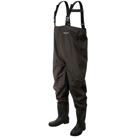 Chest Wader - Rana II PVC, Felt, Size 11, Dark Brown