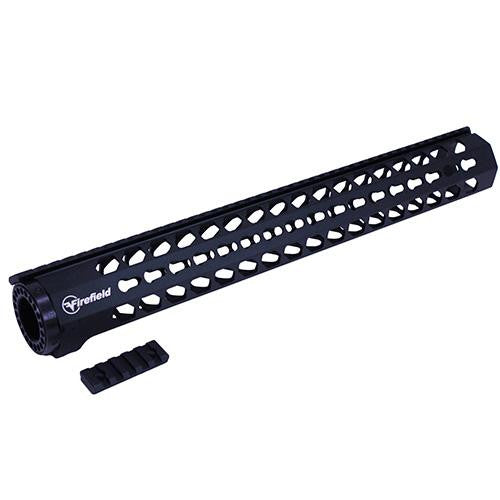 Edge Series Keymod Rail - 16", Machined Aluminum, Matte Black